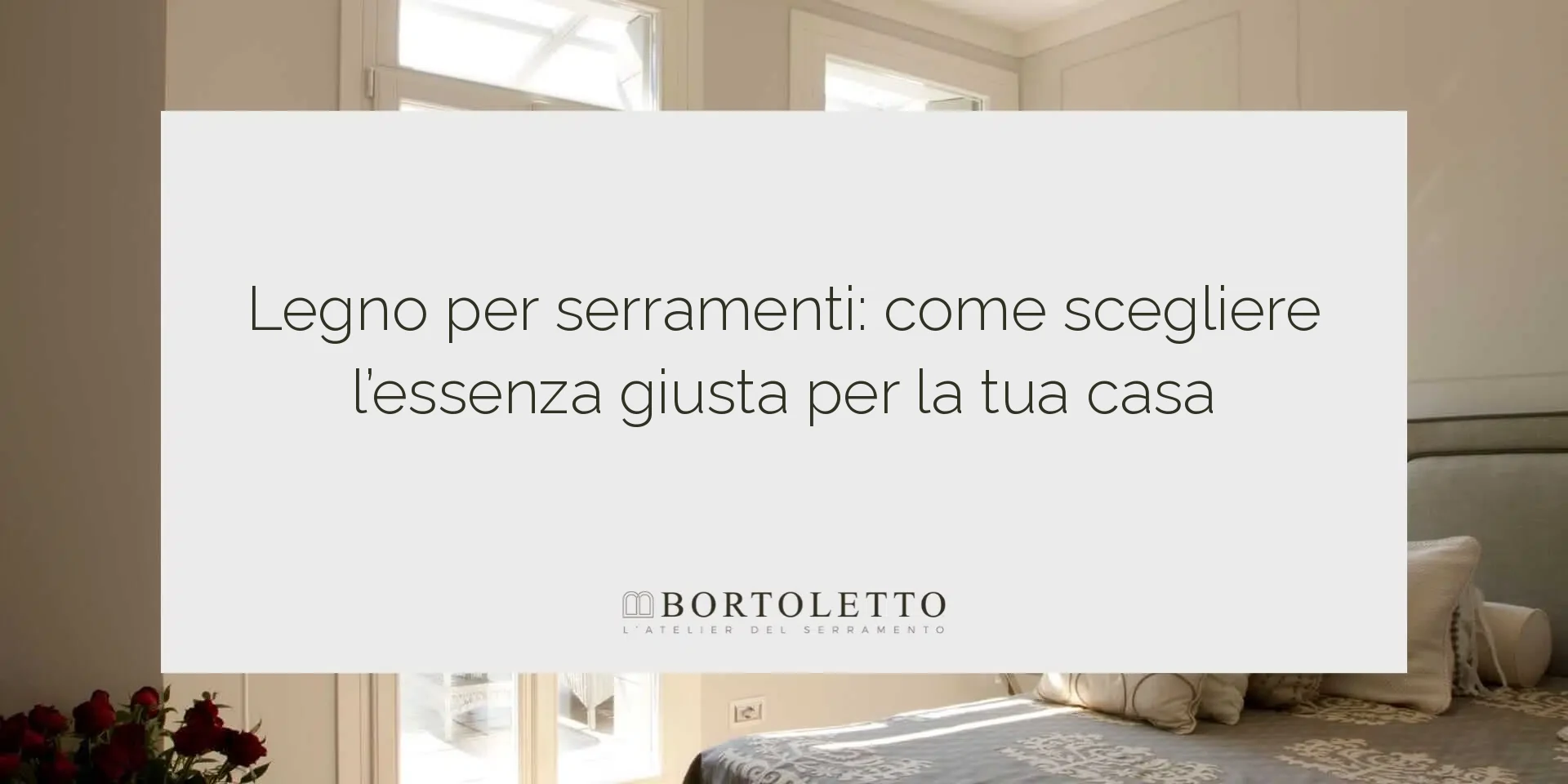 Legno per serramenti